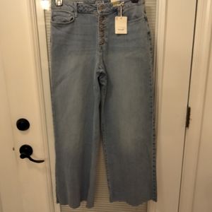 Anna high waist wide leg jeans. W 8
